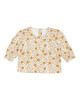 LITTLE DUTCH. Μπλουζάκι κοτλέ με λάστιχο στο μανίκι  Vintage Little Flowers - Νο86