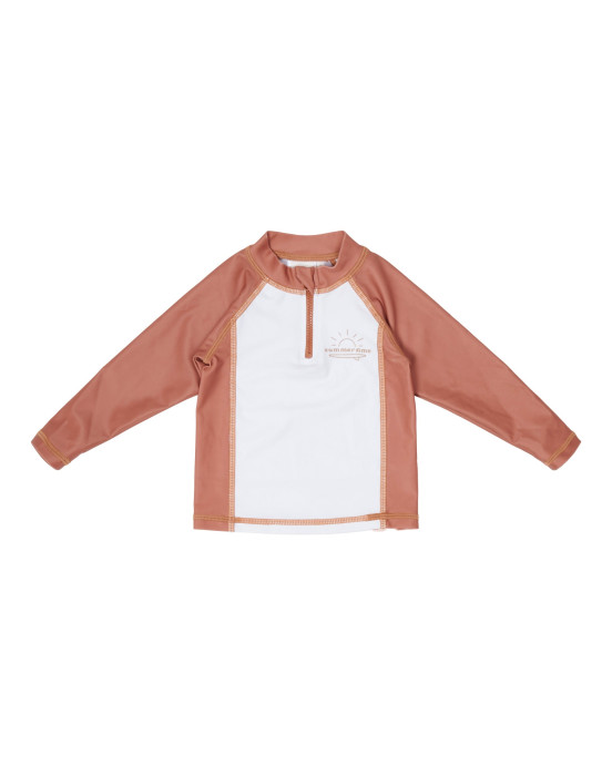 LITTLE DUTCH. Μπλουζάκι μακρυμάνικο με προστασία UV Vintage Sunny Stripes - 74/80