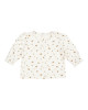 LITTLE DUTCH. Μπλουζάκι κοτλέ με λάστιχο στο μανίκι Vintage Little Flowers Blossom - Νο50/56