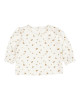 LITTLE DUTCH. Μπλουζάκι κοτλέ με λάστιχο στο μανίκι Vintage Little Flowers Blossom - Νο68