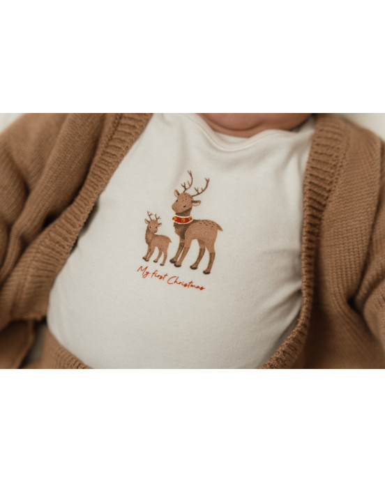 LITTLE DUTCH. Μπλουζάκι μακρυμάνικο Merry Christmas - No 74