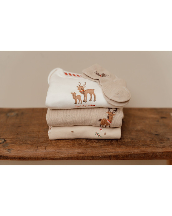 LITTLE DUTCH. Μπλουζάκι μακρυμάνικο Merry Christmas - No 68