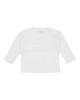 LITTLE DUTCH. Μπλουζάκι μακρυμάνικο με τσέπη Soft White - Νο 74