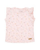 LITTLE DUTCH. Μπλουζάκι κοντομάνικο με βολάν Little Pink Flowers - 74