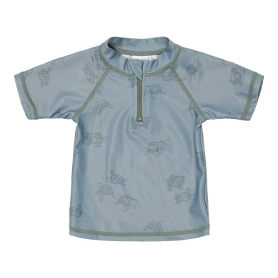 LITTLE DUTCH. Μπλουζάκι κοντομάνικο με προστασία UV Turtle Island Olive - No. 74/80