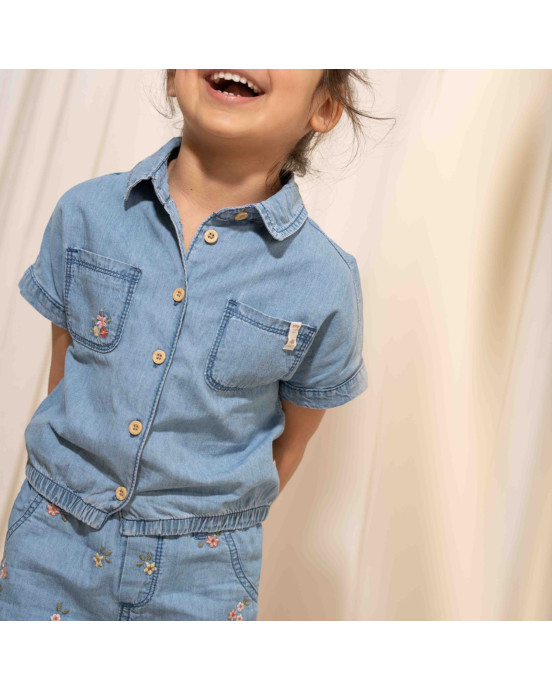 LITTLE DUTCH. Μπλουζάκι κοντομάνικο Beige - Νο 104