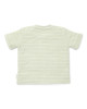 LITTLE DUTCH. Μπλουζάκι κοντομάνικο πετσετέ Farm Green Stripes - Νο 92