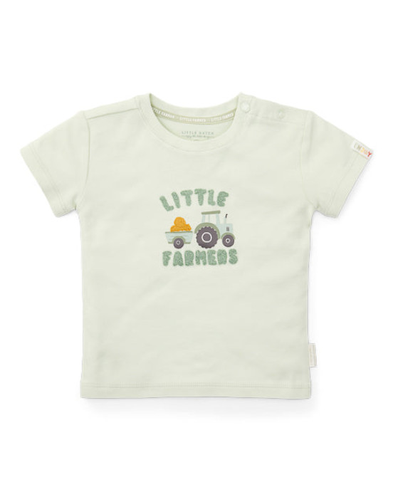 LITTLE DUTCH. Μπλουζάκι κοντομάνικο Farm Green - Νο 104