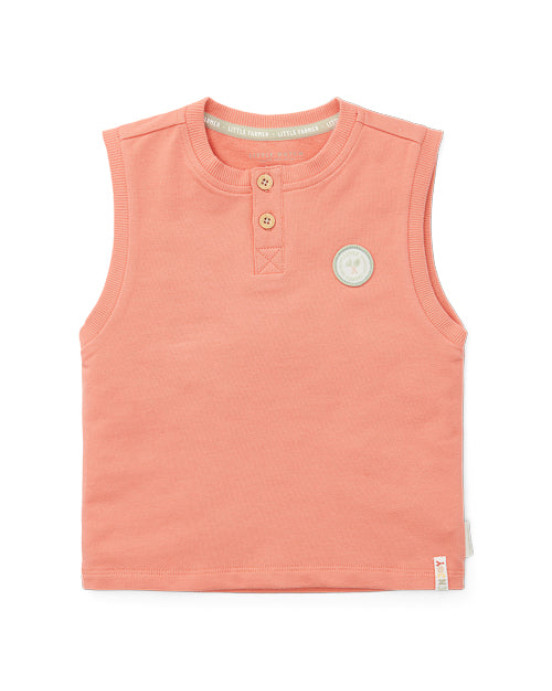 LITTLE DUTCH. Μπλουζάκι αμάνικο Little Farmer Red - No 92