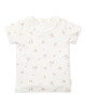 LITTLE DUTCH. Μπλουζάκι κοντομάνικο White Meadows - No 86