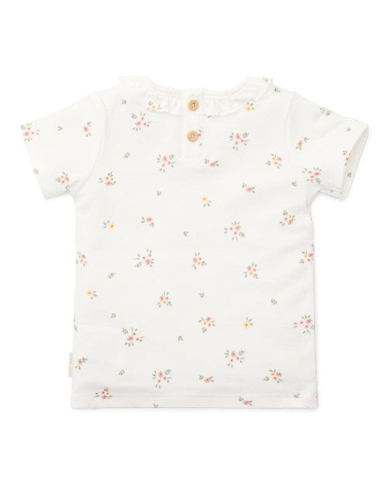 LITTLE DUTCH. Μπλουζάκι κοντομάνικο White Meadows - No 86