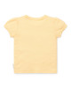 LITTLE DUTCH. Μπλουζάκι κοντομάνικο με σούρα στο μανίκι Honey Yellow - Νο 98