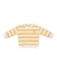 LITTLE DUTCH. Φούτερ Sunny Yellow Stripes - Νο 74