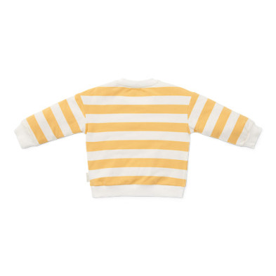 LITTLE DUTCH. Φούτερ Sunny Yellow Stripes - Νο 74
