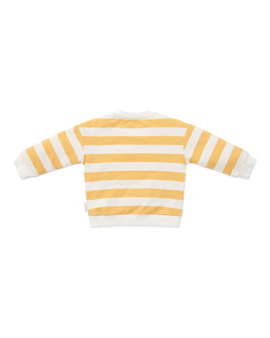 LITTLE DUTCH. Φούτερ Sunny Yellow Stripes - Νο 74