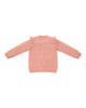 LITTLE DUTCH. Ζακέτα πλεκτή με βολάν Rose Pink - Νο 98
