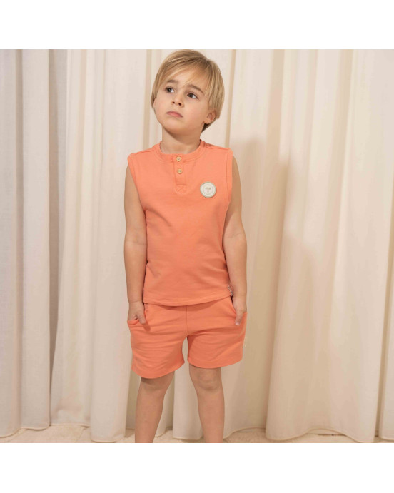 LITTLE DUTCH. Παντελονάκι κοντό Little Farmer Red - Νο 92