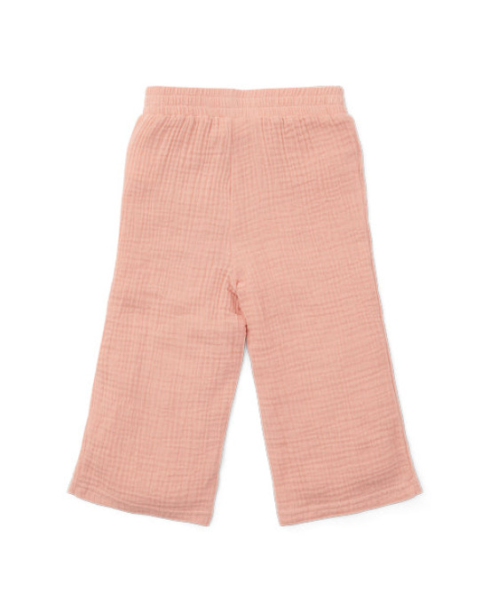 LITTLE DUTCH. Παντελονάκι από μουσελίνα Flower Pink - No 98