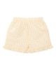 LITTLE DUTCH. Παντελονάκι κοντό με βολάν Sunshine Checks - Νο 86