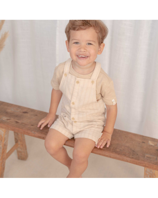 LITTLE DUTCH. Σαλοπέτα κοντή Sand Stripes - Νο 98