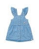 LITTLE DUTCH. Φορεματάκι αμάνικο με κουμπάκια Denim - Νο 86