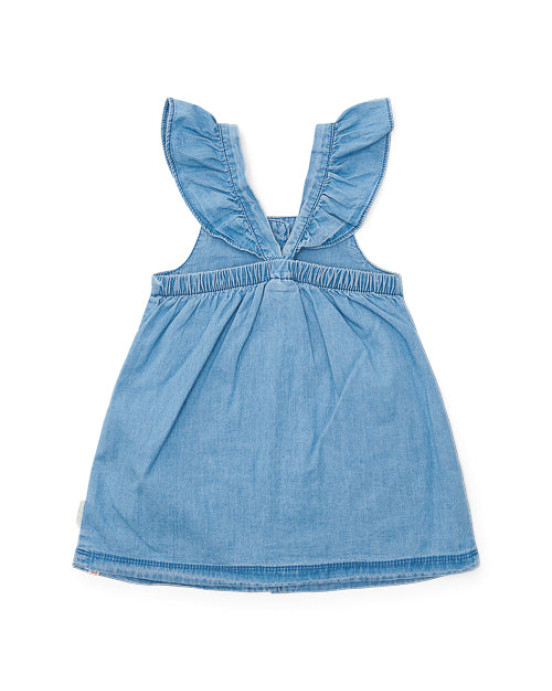 LITTLE DUTCH. Φορεματάκι αμάνικο με κουμπάκια Denim - Νο 86