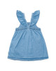 LITTLE DUTCH. Φορεματάκι αμάνικο με κουμπάκια Denim - Νο 98