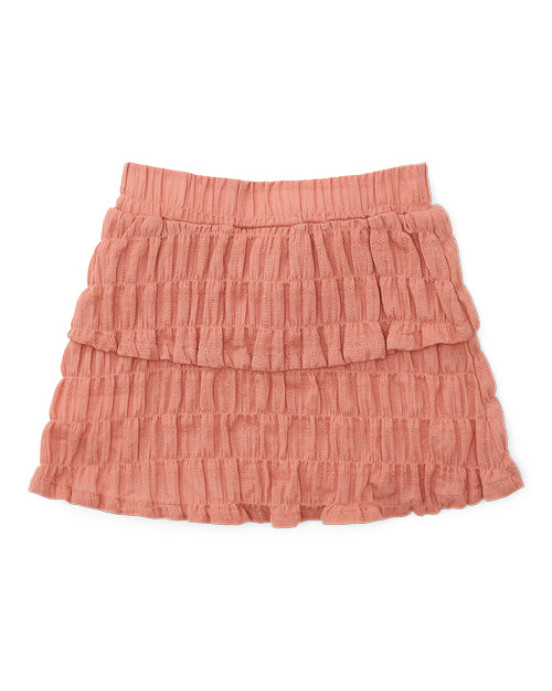 LITTLE DUTCH. Φούστα με βολάν Rose Pink - Νο 80