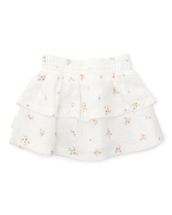 LITTLE DUTCH. Φούστα από μουσελίνα White Meadows - Νο 98