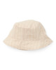 LITTLE DUTCH. Παιδικό καπέλο ήλιου διπλής όψης Sand Stripes / Beige - Νο 2 (92/104)
