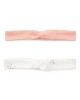 LITTLE DUTCH. Σετ 2 κορδέλες White Meadows / Flower Pink - Νο 2 (92/104)