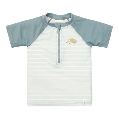 LITTLE DUTCH. Μπλουζάκι κοντομάνικο με προστασία UV Fresh Greens - No 98/104