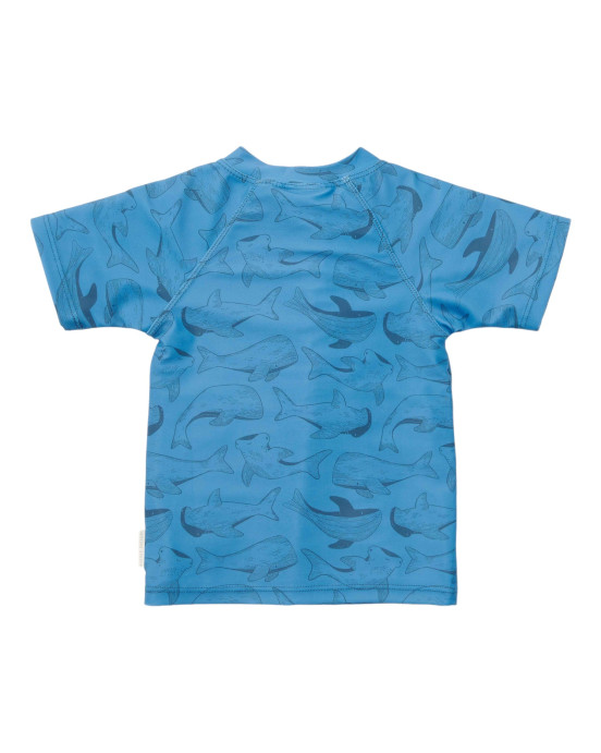 LITTLE DUTCH. Μπλουζάκι κοντομάνικο με προστασία UV Sea Life - No 74/80