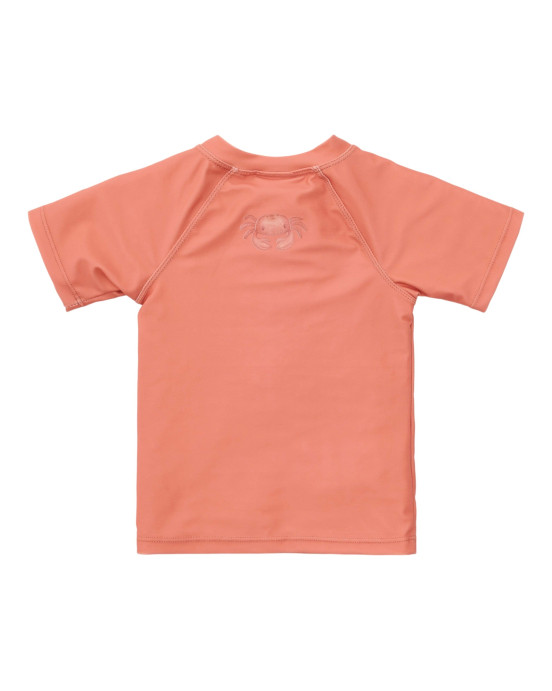 LITTLE DUTCH. Μπλουζάκι κοντομάνικο με προστασία UV Coral - No 74/80