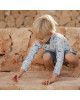 LITTLE DUTCH. Μπλουζάκι μακρυμάνικο με προστασία UV Ocean Dreams Blue - No 62/68