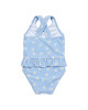 LITTLE DUTCH. Oλόσωμο μαγιό με βολάν για κορίτσια Daisies Blue New - No 62/68