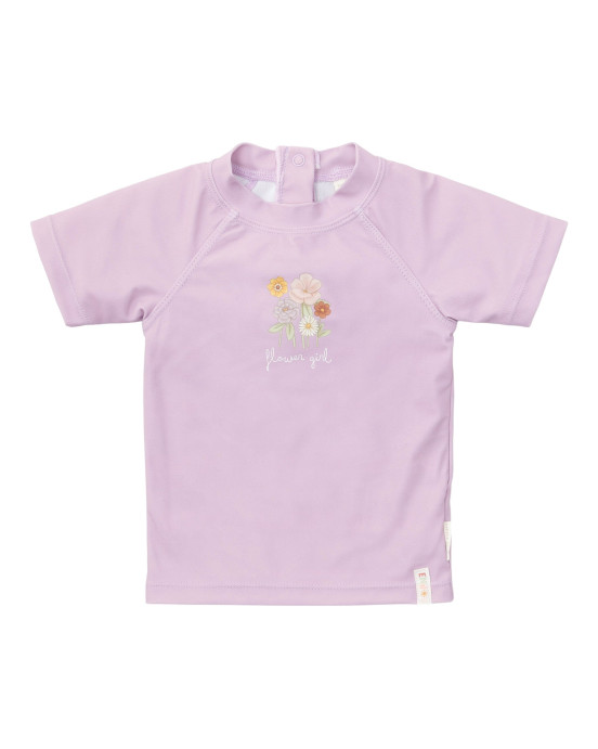 LITTLE DUTCH. Μπλουζάκι κοντομάνικο με προστασία UV Mauve - No 62/68