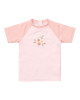 LITTLE DUTCH. Μπλουζάκι κοντομάνικο με προστασία UV Flower Pink - No 98/104