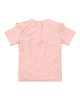 LITTLE DUTCH. Μπλουζάκι κοντομάνικο με βολάν με προστασία UV Seahorse Pink - No 62/68