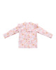 LITTLE DUTCH. Μπλουζάκι μακρυμάνικο με βολάν με προστασία UV Ocean Dreams Pink - No 62/68