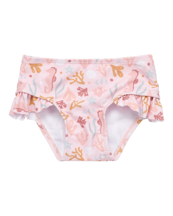 LITTLE DUTCH. Παιδικό μαγιό μπικίνι με βολάν για κορίτσια Ocean Dreams Pink - No 62/68