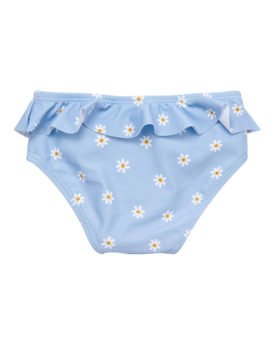 LITTLE DUTCH. Παιδικό μαγιό μπικίνι με βολάν Daisies Blue New - No 98/104