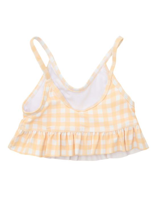 LITTLE DUTCH. Παιδικό σετ μπικίνι με βολάν Sunshine Checks - No 62/68