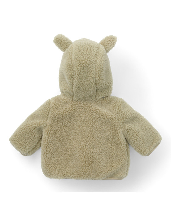 LITTLE DUTCH. Ζακέτα teddy Soft Green - No 68