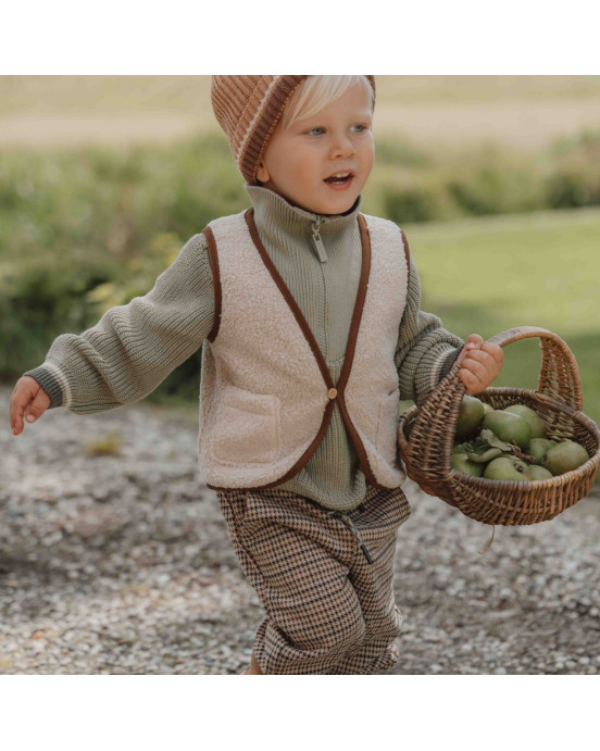 LITTLE DUTCH. Πλέκτο σκουφάκι Brown - No 1 (74-86)