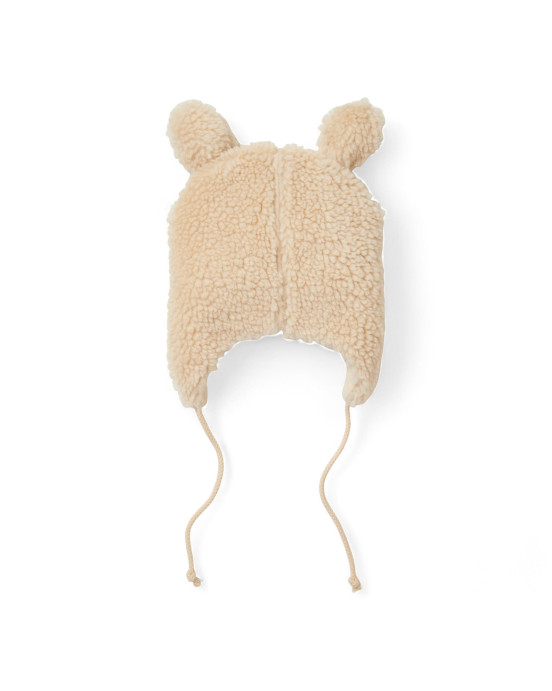 LITTLE DUTCH. Σκουφάκι teddy Sand - No 1 (0-3 μηνών)