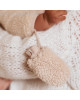 LITTLE DUTCH. Γαντάκια teddy Sand new - No 1 (0-3 μηνών)