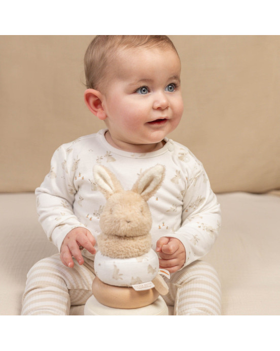 LITTLE DUTCH. Μπλουζάκι μακρυμάνικο Baby Bunny - No 50