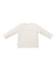 LITTLE DUTCH. Μπλουζάκι μακρυμάνικο Stripe Sand/White - Νο 62