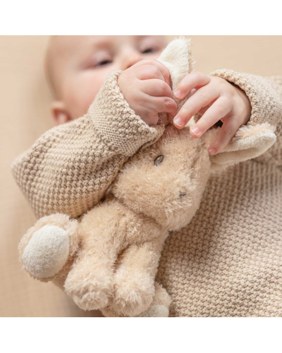 LITTLE DUTCH. Πλεκτό πουλόβερ με κουμπάκια Sand - No 74